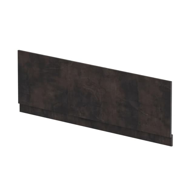 Balterley Edge/Power Straight Front Bath Panel & Plinth, 1700mm - Textured Matt Metallic Slate Grey unisex