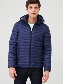 Superdry Desert Alchemy Fuji Padded Jacket - Navy, Size 2XL, Men