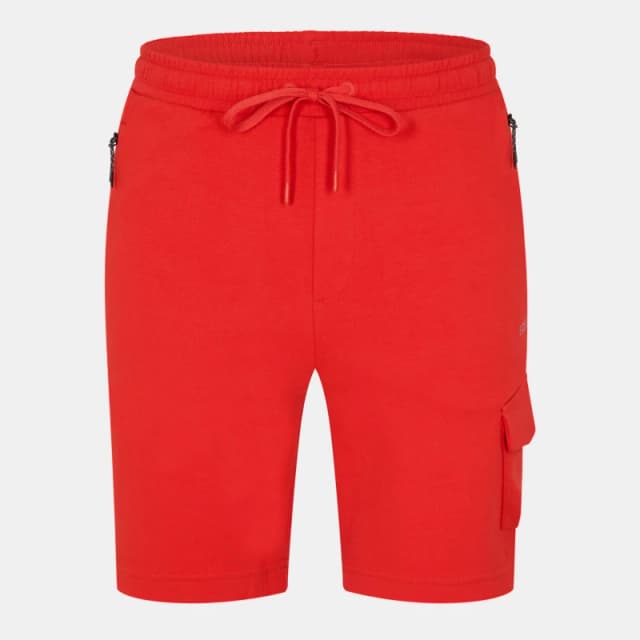 Boss Mens Hariq Fleece Jogger Shorts Medium Red male XS