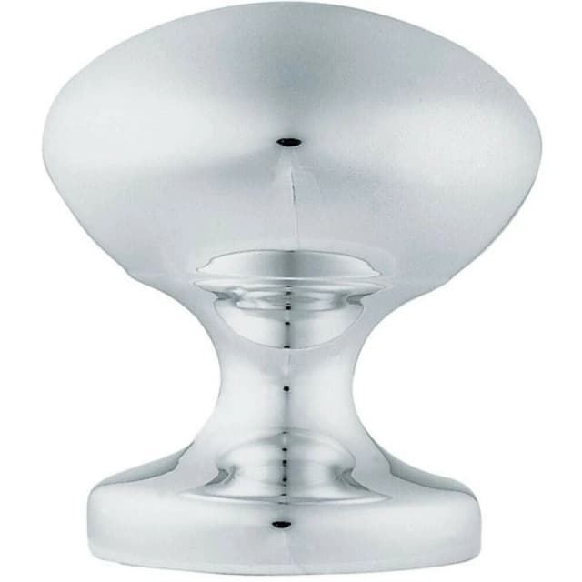 Loops 57mm OCTAGONAL Centre Door Knob Victorian Satin Chrome Outdoor Front Handle Multi unisex