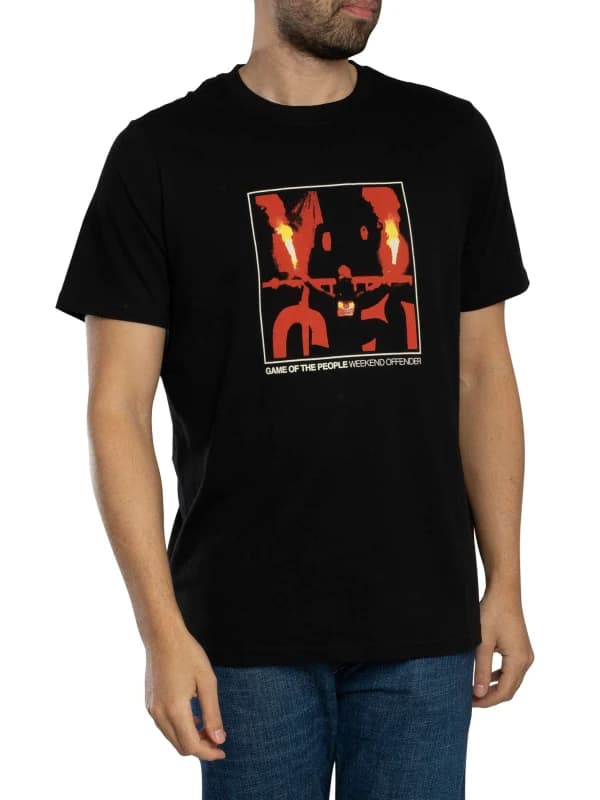 Weekend Offender The People Graphic T-Shirt Black XL