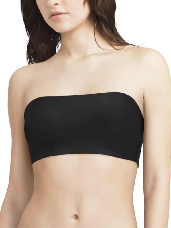 Chantelle Womens SoftStretch Padded Bandeau in Black Size: 12-14 Black Female 12-14