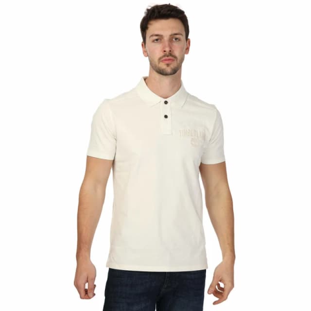 Timberland EK+ Short Sleeve Polo Shirt - White White S