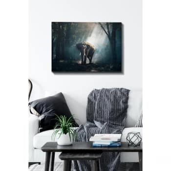 Kanvas Tablo (50 x 70) - 153 Multicolor Decorative Canvas Painting