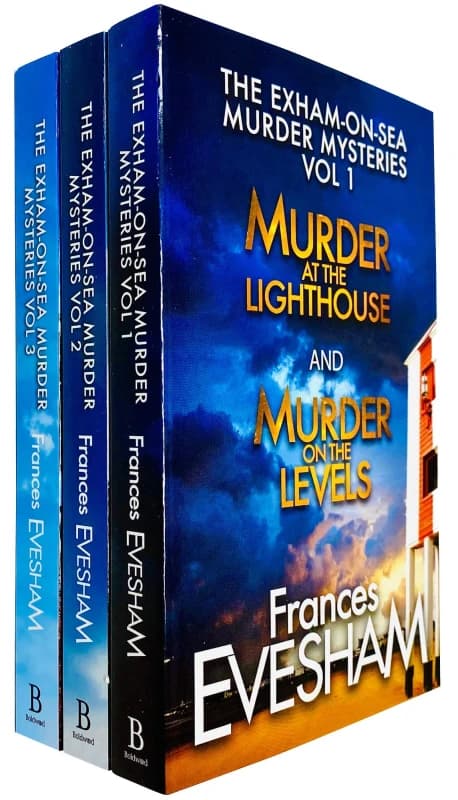 The Exham-on-Sea Murder Mysteries Volume 1 - 3 ( 6 Titles in 3 Books ) Collection Set Frances Evesham Books