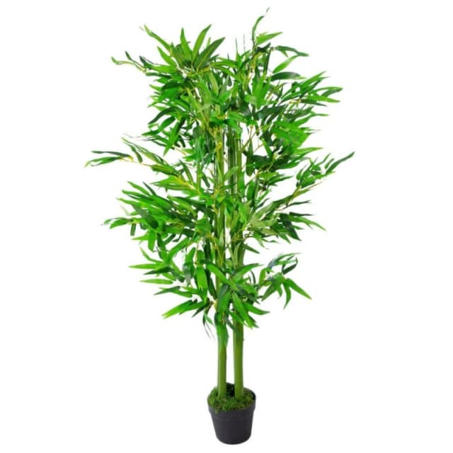 Leaf 120cm Leaf Design UK Realistic Artificial Bamboo Plants / Trees Green Green unisex