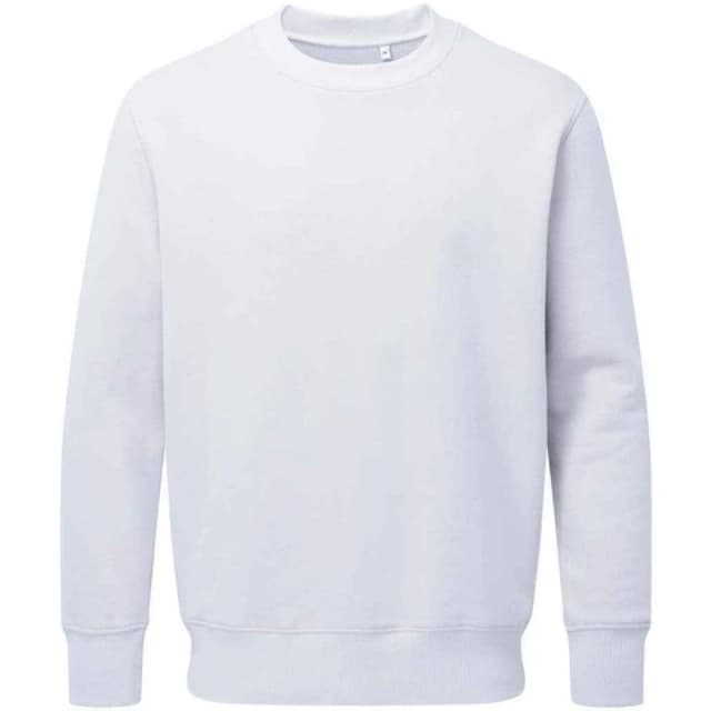 Anthem Mens Plain White Sweatshirt Size: XS White Male XS