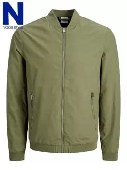 JACK & JONES Bomber Jacket Men Green