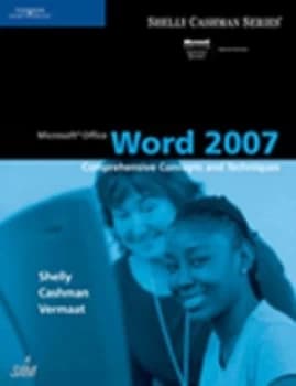 Microsoft Office Word 2007 by Gary Shelly Paperback