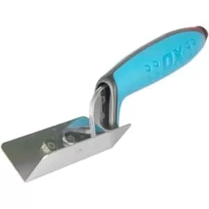 Pro Internal Corner Trowel Stainless Steel - 30 x 80mm - Ox Tools