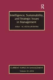 Intelligence Sustainability and Strategic Issues in Management Current Topics in Management