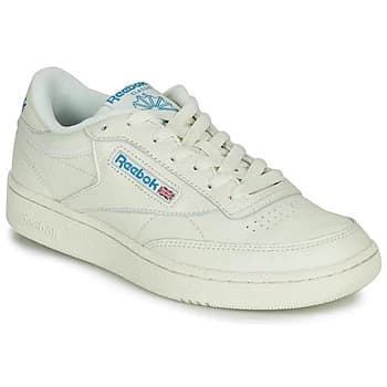 Reebok Classic CLUB C 85 MU mens Shoes Trainers in Beige,6.5,2.5