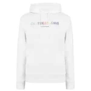 Calvin Klein Jeans Pride Graphic Hoodie - White