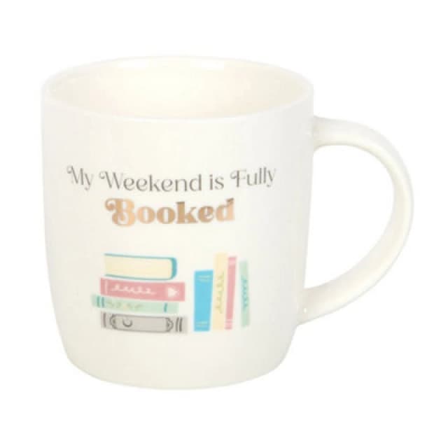 Something Different Something Different My Weekend Is Fully Booked Mug Multi One Size Unisex 5063806402640