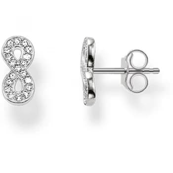 Ladies Thomas Sabo Sterling Silver Glam & Soul Infinity of Love Stud Earrings