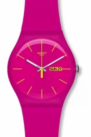Unisex Swatch Rubine Rebel Watch SUOR704