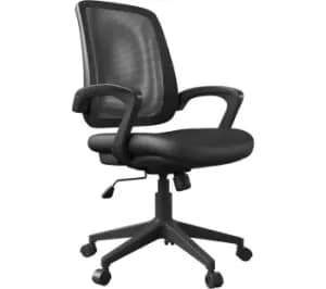 ALPHASON Marvin Mesh Tilting Operator Chair - Black