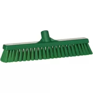 Vikan Broom, width 410 mm, soft, pack of 10, green
