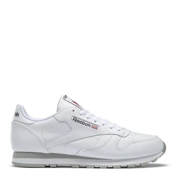 Reebok Cloud White / Pure Grey / Rubber Gum Classic Leather Shoes White Female 6 205792UK
