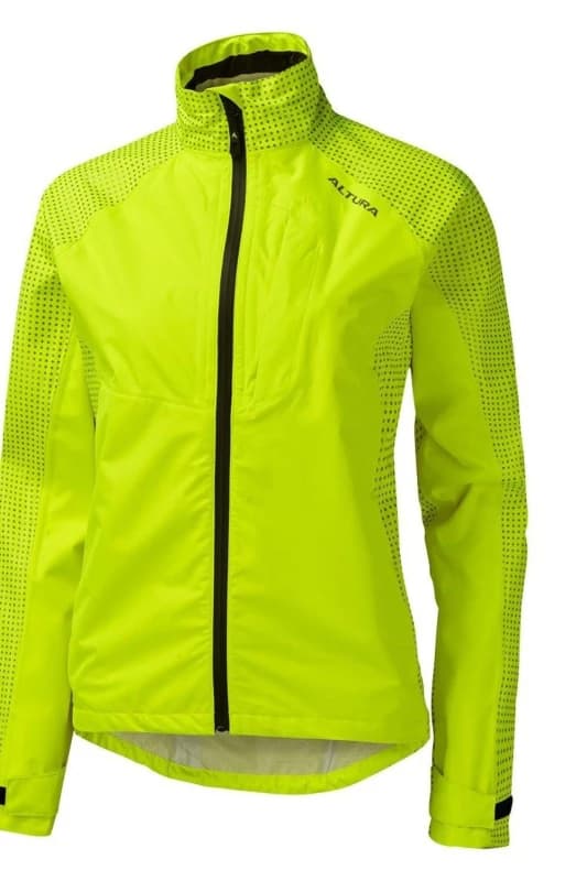 Altura Nightvision Storm Womens Waterproof Jacket 8 HI VIZ YELLOW - Cycles UK