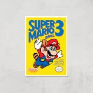 Nintendo Super Mario Bros 3 Art Print - A4 - Print Only