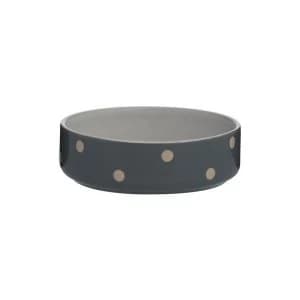 Mason Cash Grey Polka Dot 13cm Pet Bowl