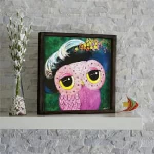 KZM666 Multicolor Decorative Framed MDF Painting