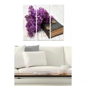 MDF46874863 Multicolor Decorative MDF Painting (3 Pieces)