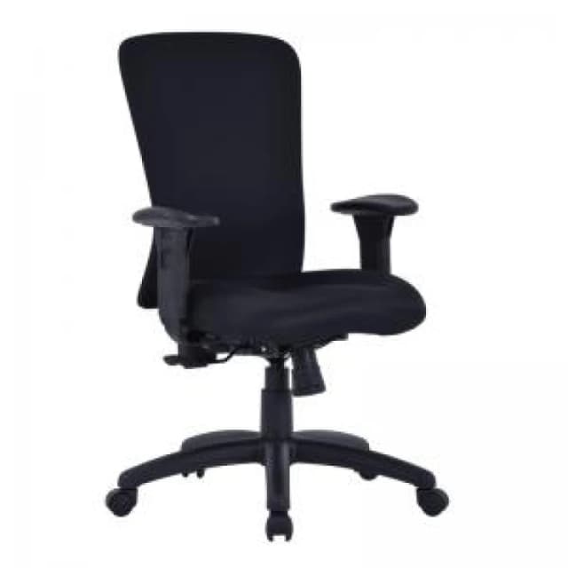 Fortis Bariatric TaskManager Chair with Integrated Lumbar Support - NTDSBCFK360BK