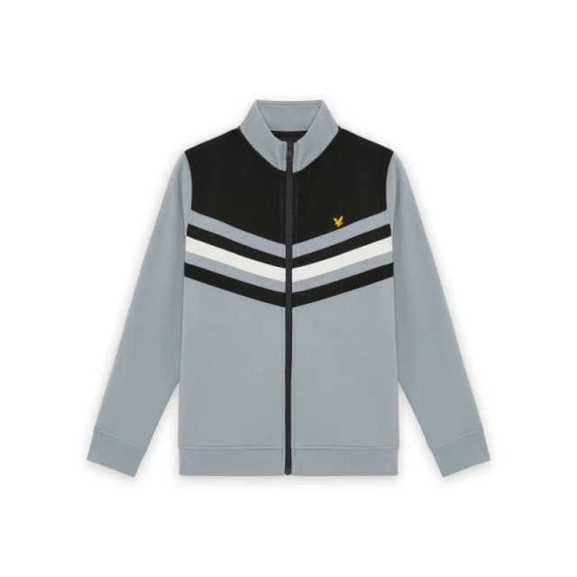 Lyle and Scott Kids Block Full-Zip Fleece Black Z865 male 8-9Y