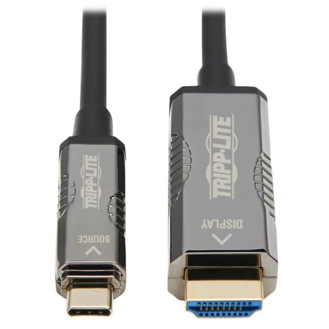 Tripp Lite U444F3-15M-H4K6 High-Speed USB-C to HDMI Fiber Active Optic