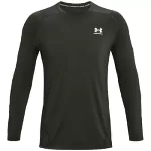 Under Armour Fitted Long Sleeve T Shirt Mens - Green