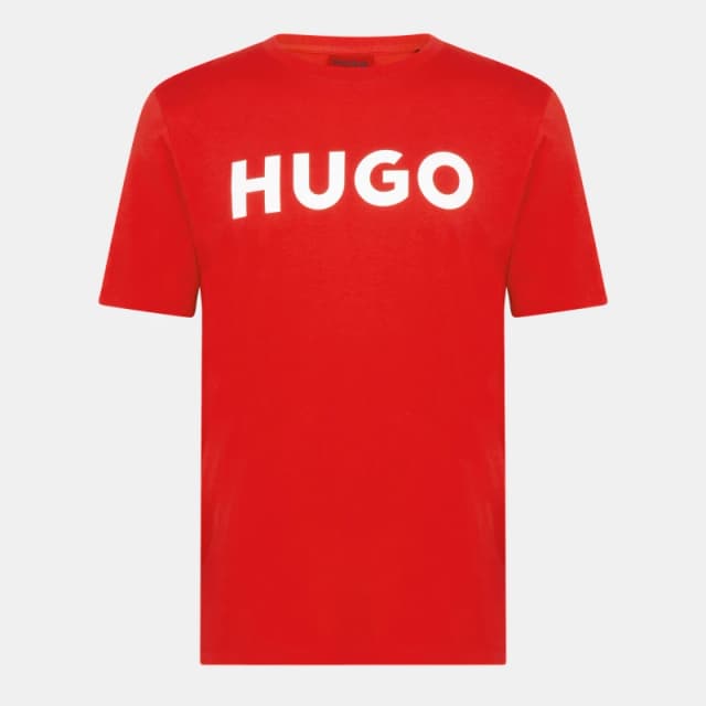 Hugo Dulivio T Shirt Red/White 693 male X Small