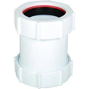 FloPlast WC08 Unicom Compression Waste Straight Coupler - 40mm