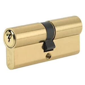 Yale P-ED3535-PB Euro Profile Cylinder Lock - Brass 35 x 10 x 35mm