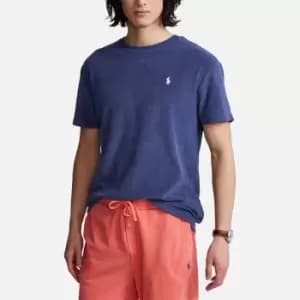 Polo Ralph Lauren Mens Lightweight Cotton Terry T-Shirt - Light Navy - L