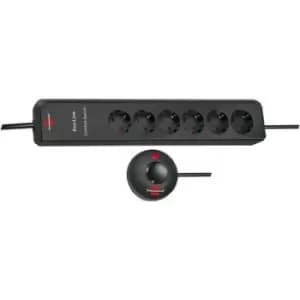 Brennenstuhl 1159450616 Power strip (+ switch) 6x Black