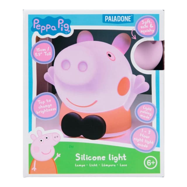 Peppa Pig Peppa Pig Silicone LED Kids Novelty Light - Pink