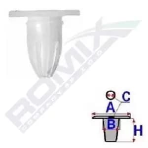 ROMIX Clip, trim-/protection strip A15251 MERCEDES-BENZ,E-Klasse Limousine (W124)