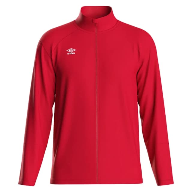 Umbro Umbro Men Total Training Knitted Track Jacket in Dark Red Size: Small Dark Red S Male 5063574936637