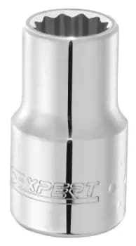 Expert by Facom 28mm Bi-Hex Socket With 1/2 in Drive, Length 41 mm