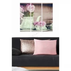 MDF4519985 Multicolor Decorative MDF Painting (3 Pieces)