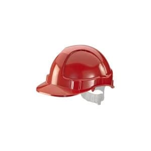 BBrand Economy Vented Safety Helmet Red Ref BBEVSHRE Up to 3 Day