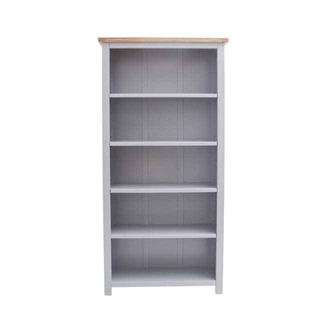 Cabinet Bits Bookcase 180x90x30cm in Grey Size: 180 x 90 x 30cm Grey Unisex 180 x 90 x 30 cm