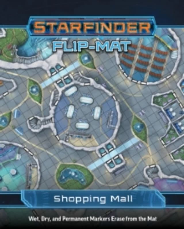 Starfinder Flip-Mat: Shopping Mall Book