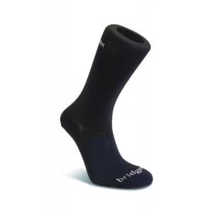 Bridgedale Everyday Outdoors Coolmax Liner Twin Pack Mens Sock Black Large