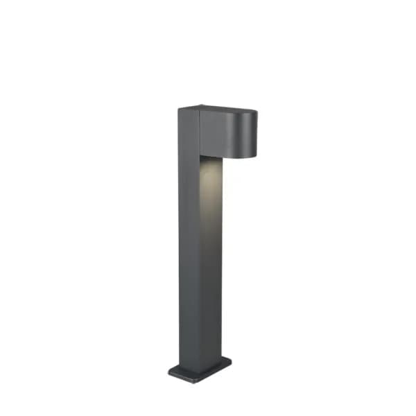 Roya Modern 50cm Outdoor Bollard Anthracite IP44