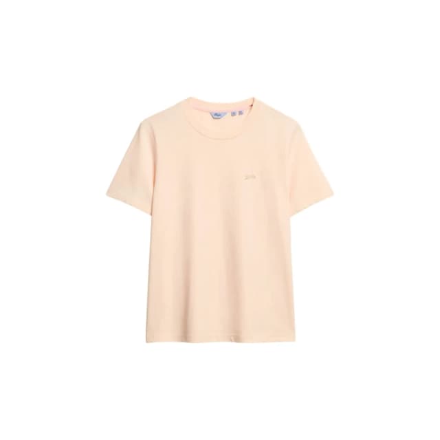 Superdry Womens T-Shirt Superdry Essential Logo Slub Rose Female S