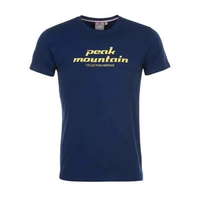 T-Shirt Peak Mountain Cosmo Bleu Male L