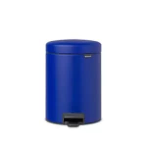 Brabantia NewIcon Pedal Bin, 5L - Mineral Powerful Blue